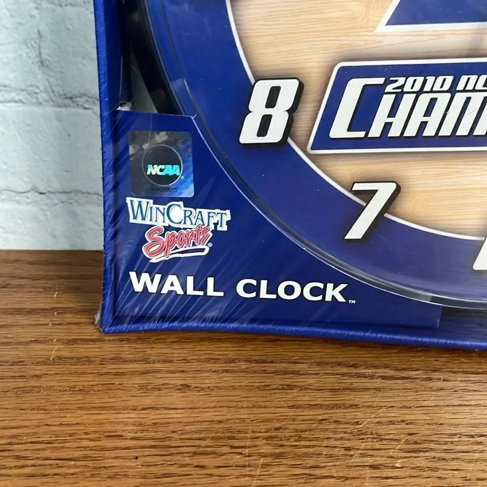 Duke University 2010 National Basketball Championship WinCraft Wall Clock NIB
